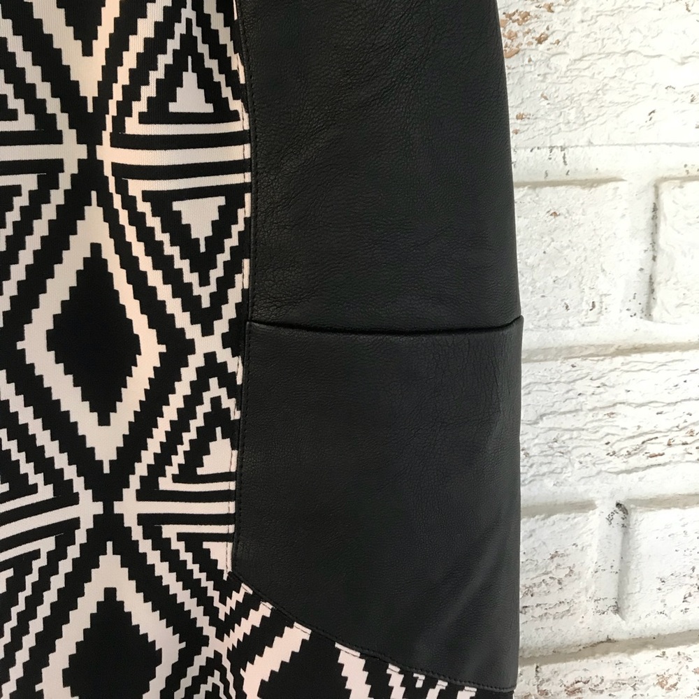 TBags Los Angeles | Faux Leather Skater Dress🖤 - Picture 3 of 8